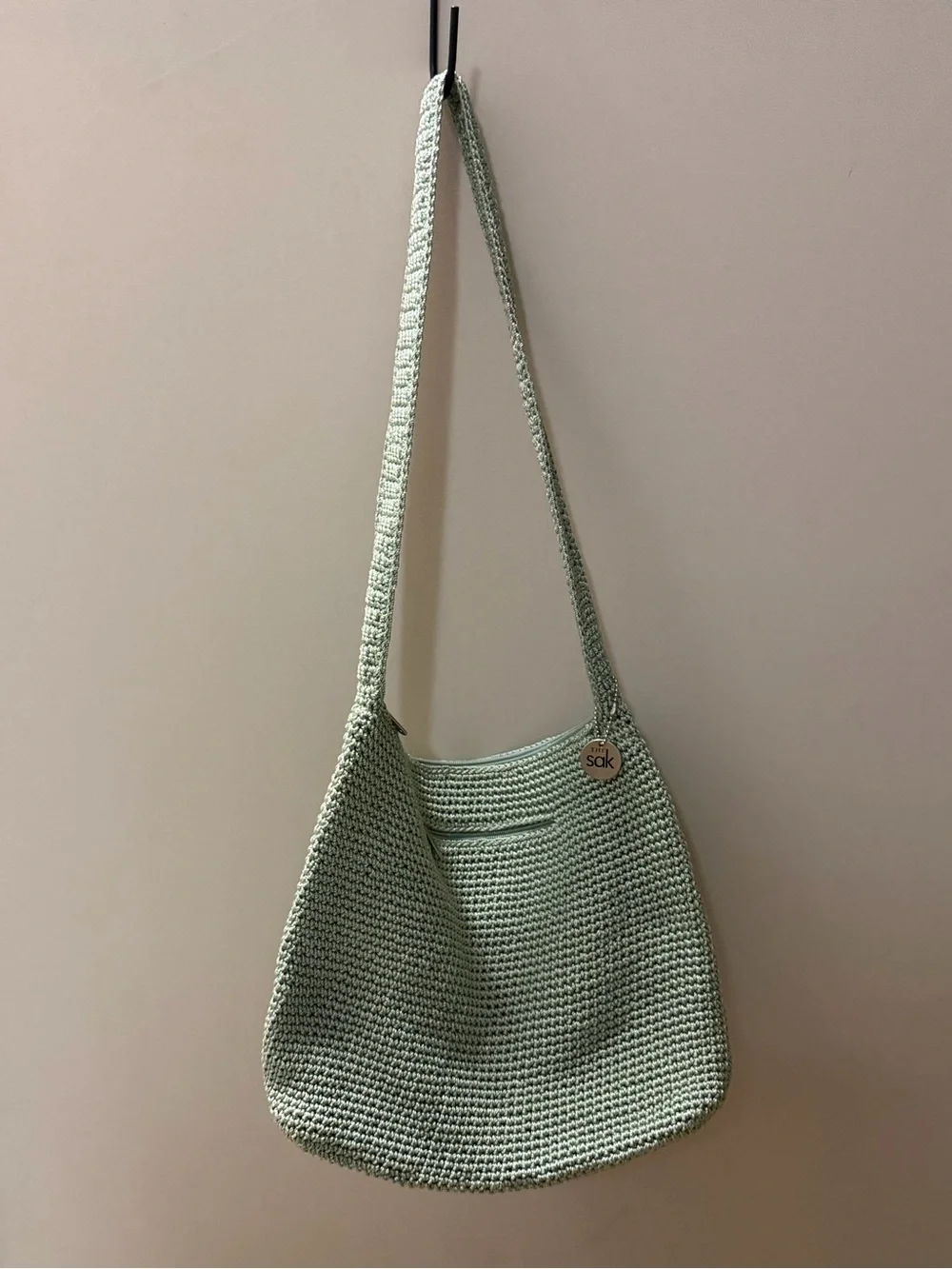 THE SAK Sea Green Hobo Style Purse / Shoulder Bag
